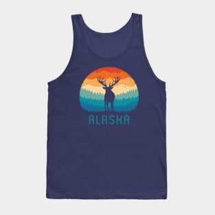 Alaska Retro Deer Tank Top